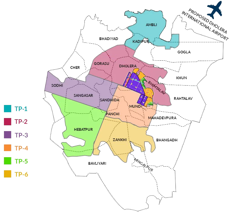 Dholera Village Map