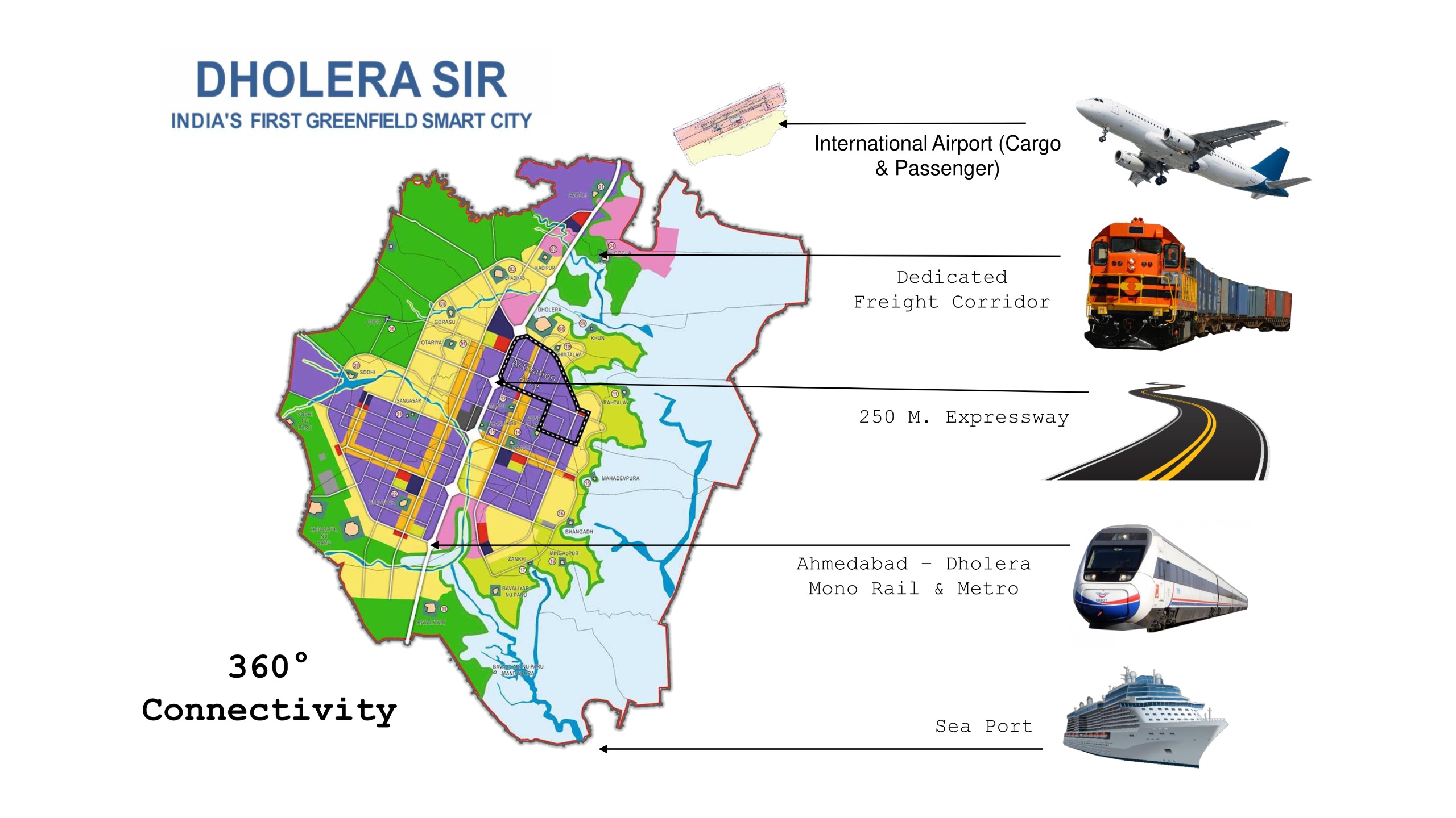 Dholera SIR 360 Connectivity